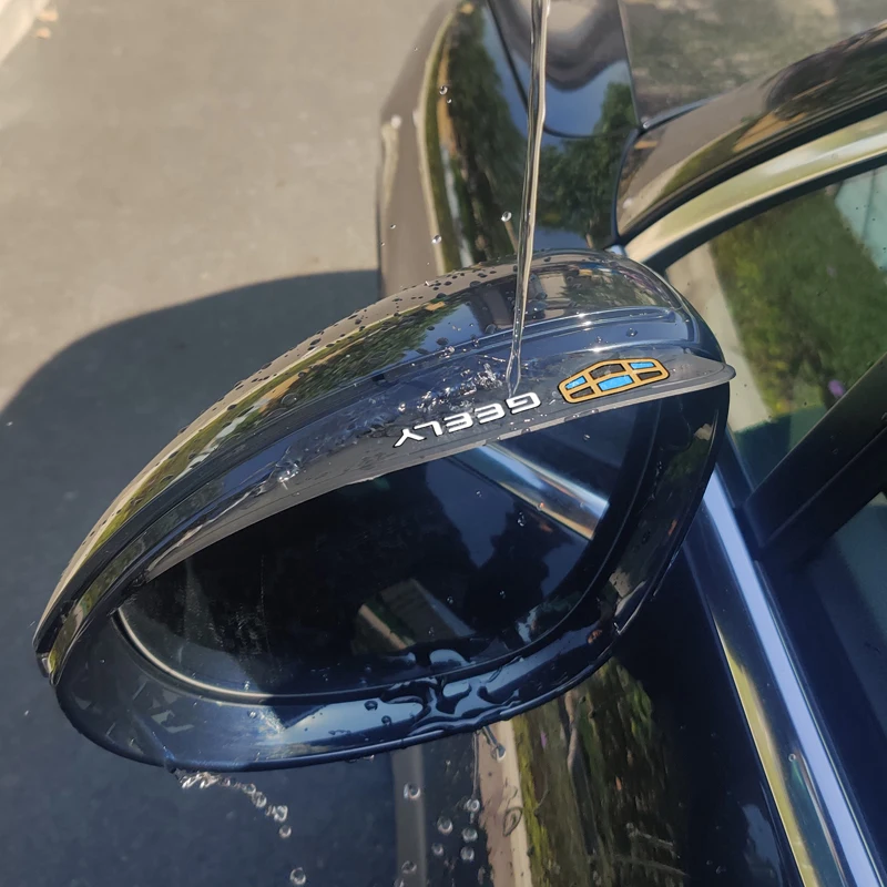 2pcs Car Side Mirror Rain Brow Carbon Fiber Cover Sticker For Mitsubishi L200 Lancer 9 10 X Montero Pajero Accessories | Автомобили и