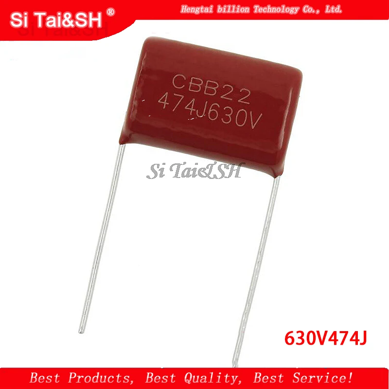 

10 шт. 630V474J 0,47 мкФ 470NF шаг 20 мм 630 в 474 CBB полипропиленовый пленочный конденсатор