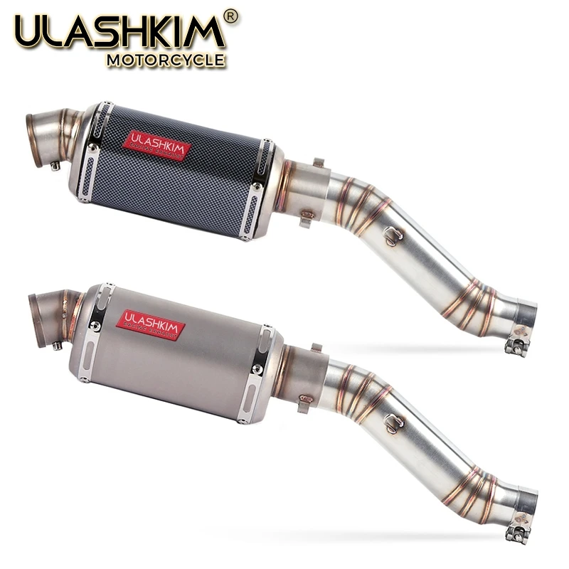 

Полная выхлопная система мотоцикла глушитель выхлопной трубы Escape изменение контакт среднего звена трубы слипоны для Honda CBR300 CBR250R 2011-2019