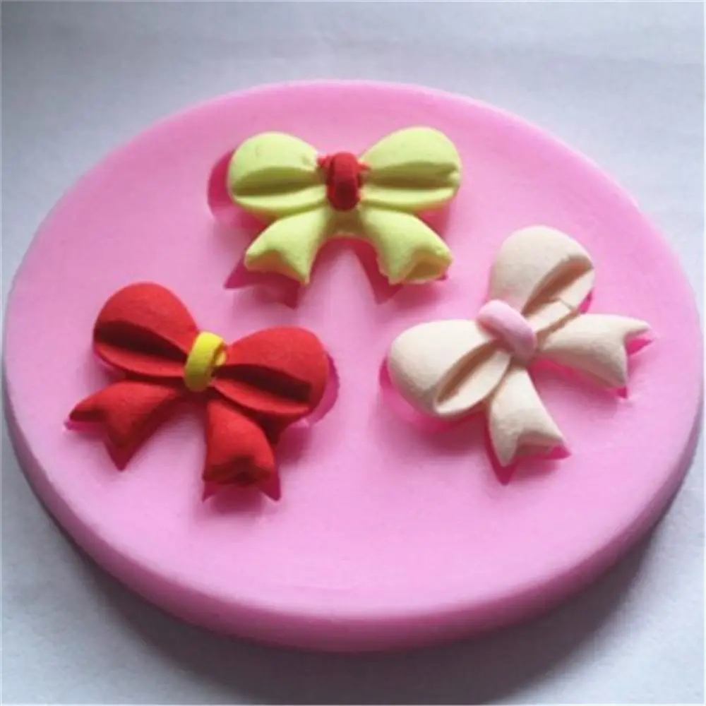 1 шт./3 отверстия бант дизайн моделирование украшения торта помадка шоколадный
