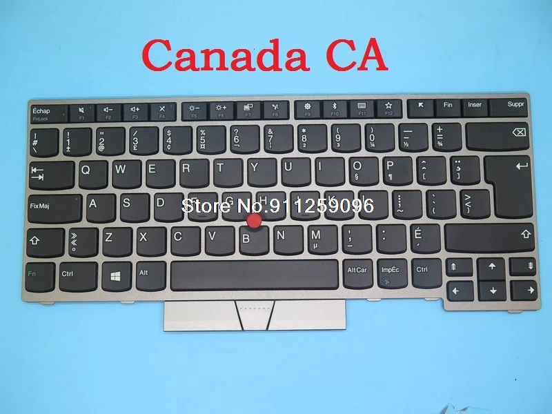keyboard for lenovo for thinkpad e480 t480s e485 l480 l380 yoga t490 e490 e495 l390 yoga p43s english us uk canada ca latin la free global shipping