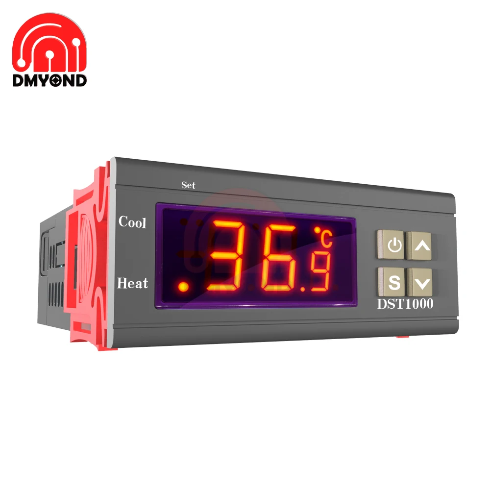 Цифровой регулятор температуры светодиодный 12 72 В постоянного тока 110 230