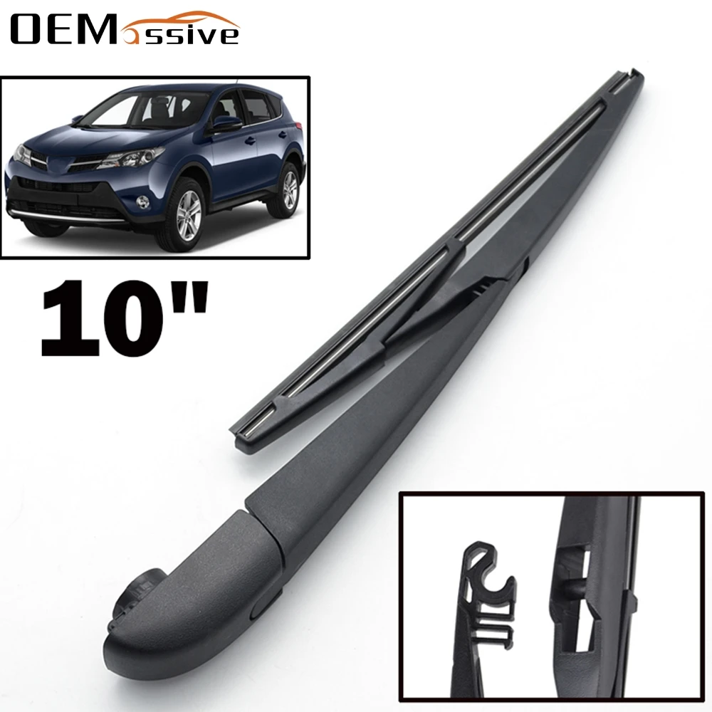 10&quot Rear Windshield Wiper Arm Blade Set For Toyota RAV4 XA40 2013 2014 2015 2016 2017 Windscreen Kit | Автомобили и мотоциклы
