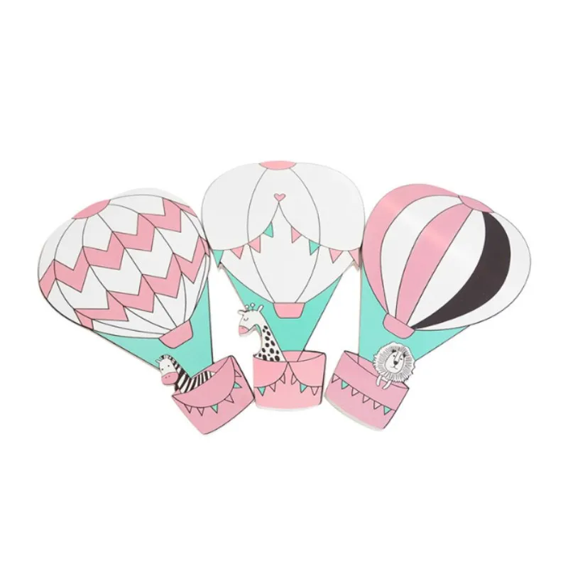 INS скандинавский деревянный воздушный шар украшения настенный стикер украшение