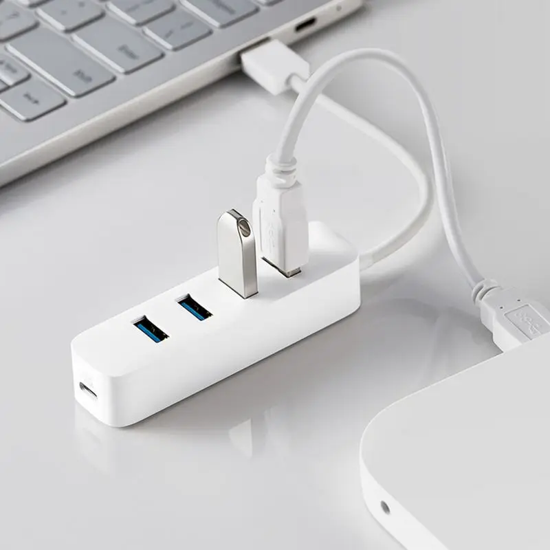 XIAOMI 4 порта USB3.0 концентратор со стоячим блоком питания интерфейс USB удлинитель