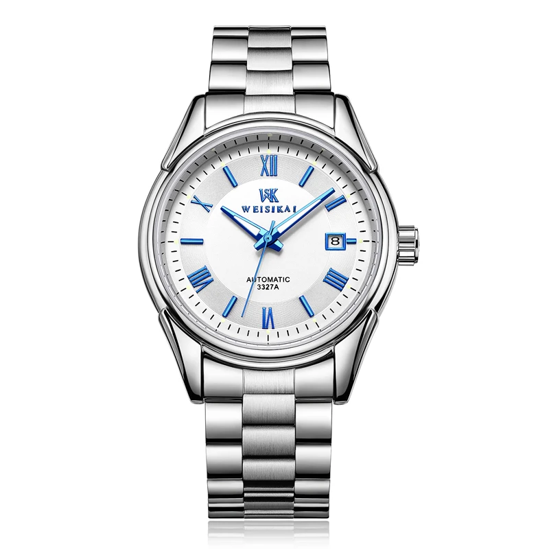 Мужские механические часы WEISIKAI Топ бренд класса люкс мужские минималистичные из