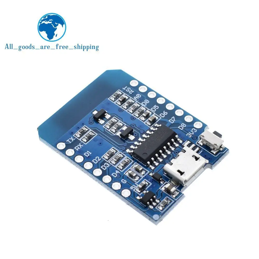 ESP8266 ESP-12 ESP12 WeMos D1 Мини-модуль Wemos D1 Мини WiFi макетная плата Micro USB 3,3 В на основе ESP-8266EX 11 цифровых контактов