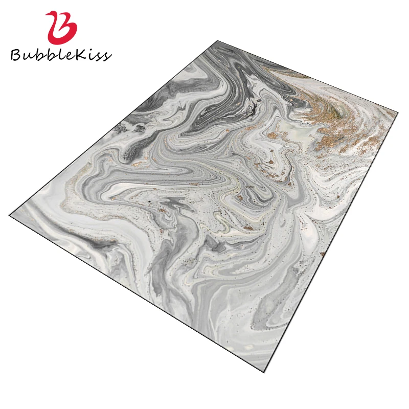 

Bubble Kiss Nordic Carpets For Living Room Abstract Marble Pattern Floor Mat Bedroom Anti Slip Foot Pad Custom Home Decor Rugs
