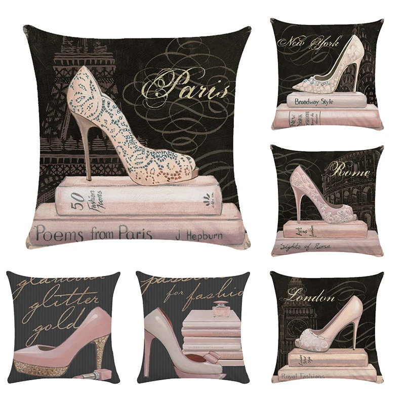 Модная винтажная Современная декоративная подушка из полиэстера и хлопка чехол