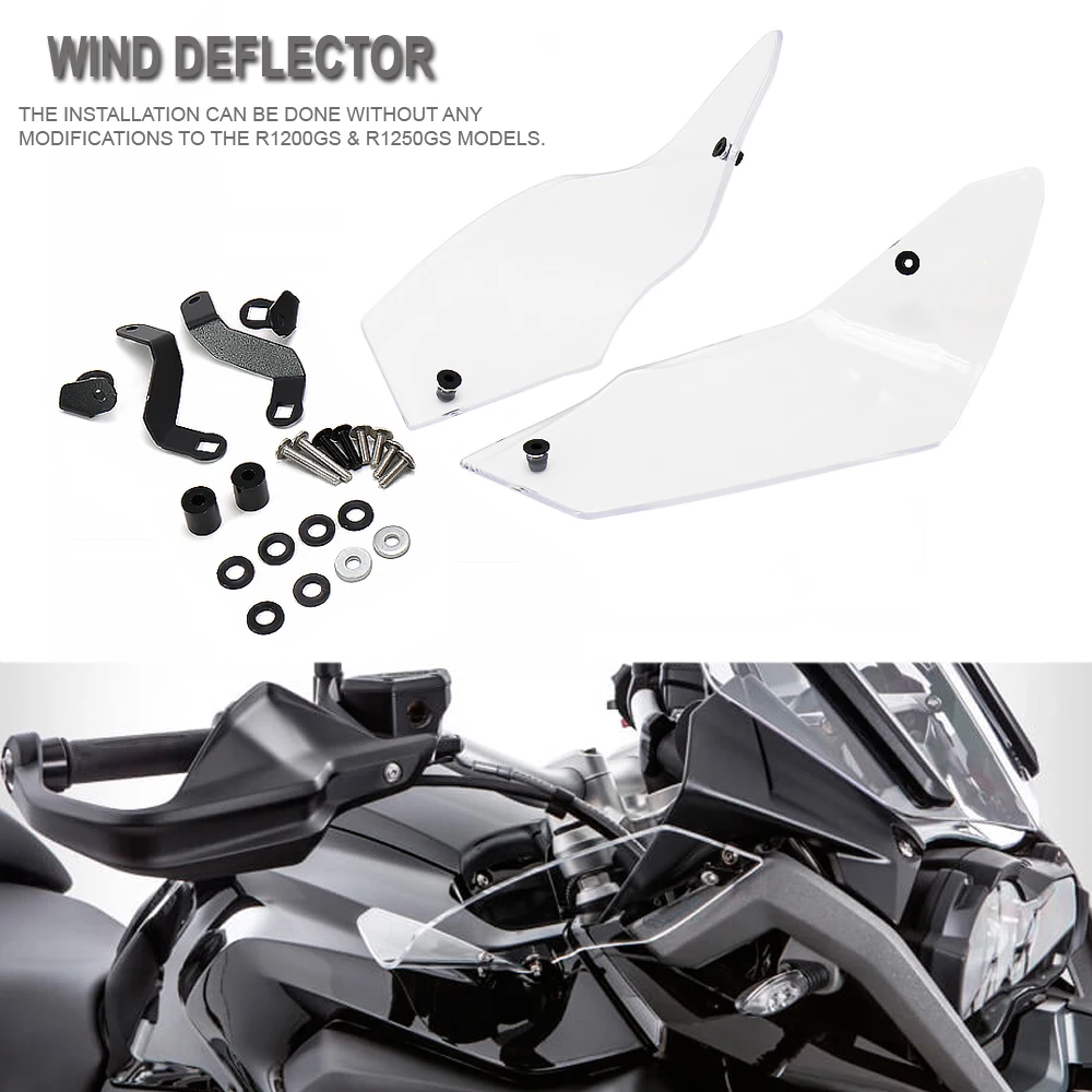 NEW Parts Wind Deflector Windshield Handguard Cover Side For BMW R1200GS R 1200 GS LC Rally Exclusive R 1250 GS HP R1250GS
