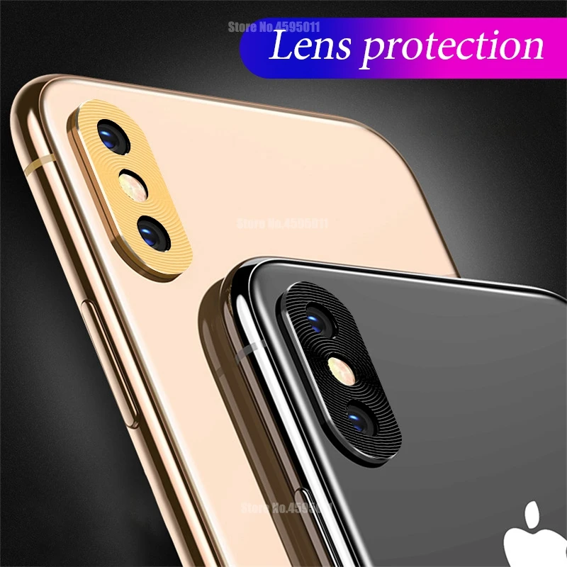 Защитные кольца для камеры iPhone XS MAX XR защита объектива металлическое кольцо с