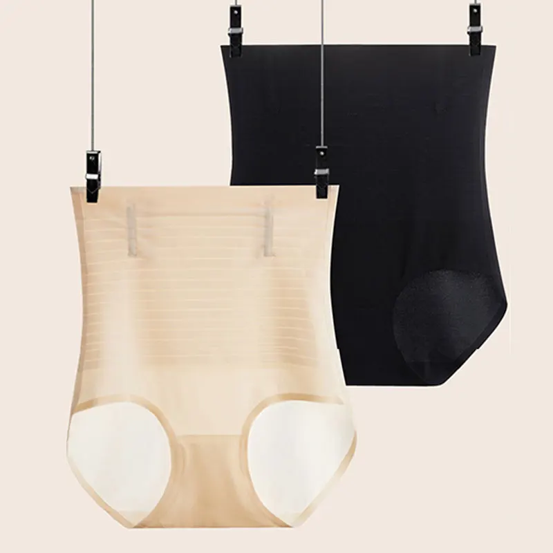 

Comfortable Panties Summer Seamless Shaping Panties Shaperwear Solid Body Shaper High Waist Slim Tummy Underwear Breathable