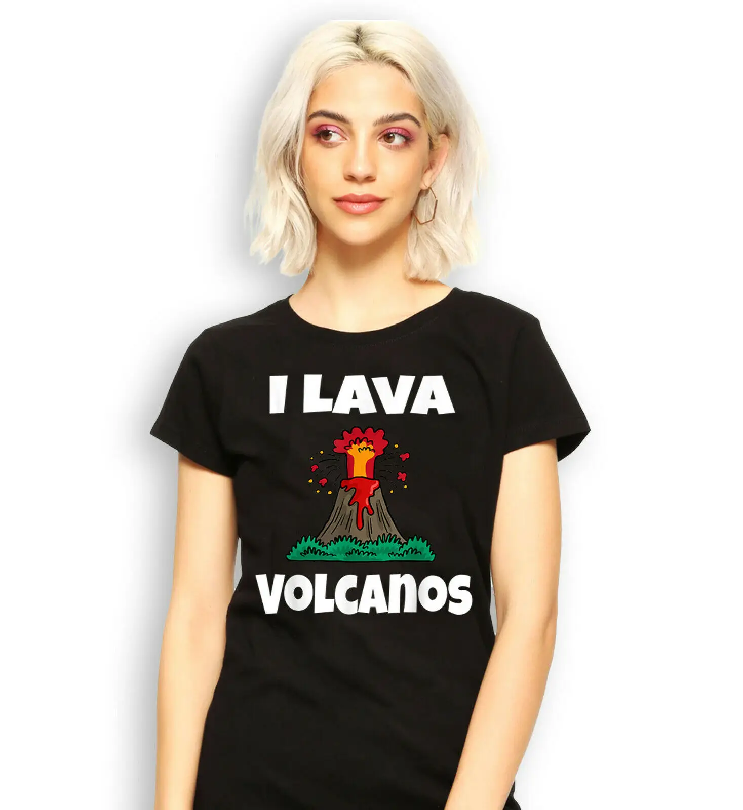 

Funny Geologist Shirt, I Lava Volcanos Geology Science Teacher Funny T-shirt O - Collar Four - Season PrintingT-shirt