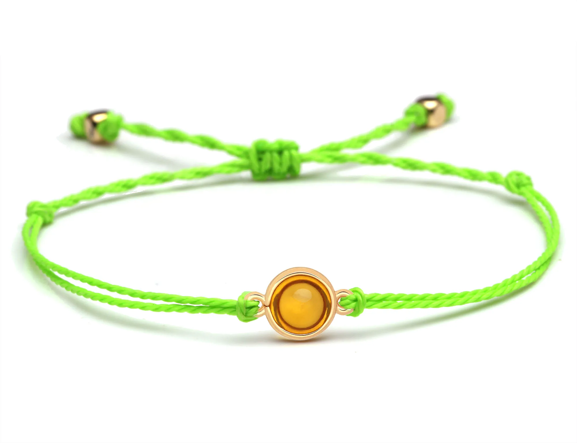 Милый медный круглый цветной браслет для женщин и мужчин белый зеленый хаки