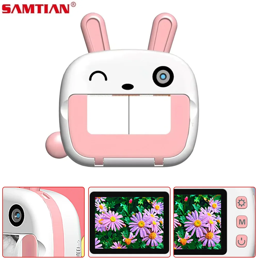 

Детская камера SAMTIAN 1080P WiFi камера детская мгновенная камера мгновенная печать детская камера игрушки для девочек