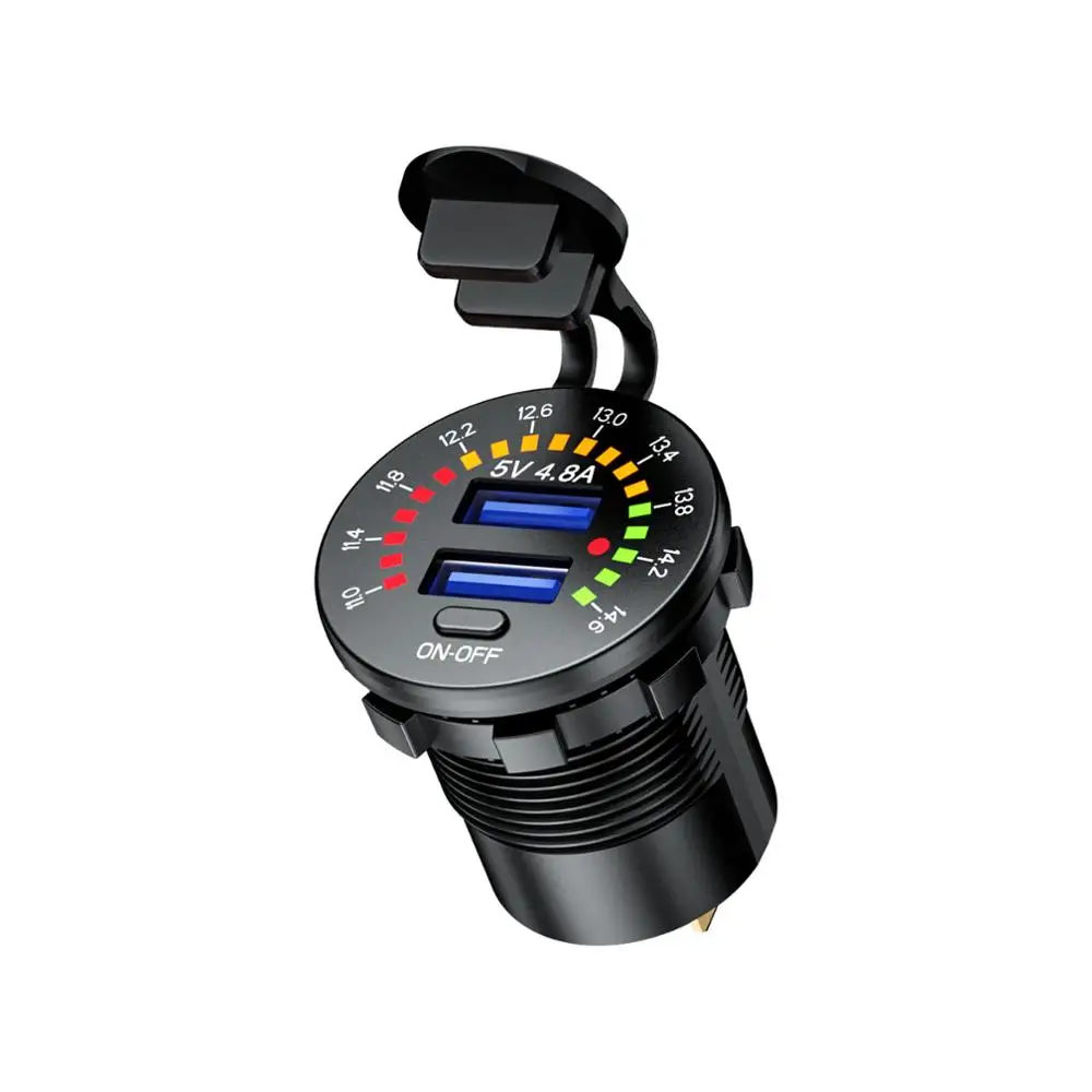 Автомобильное зарядное устройство для внедорожника водонепроницаемое 18 Вт с