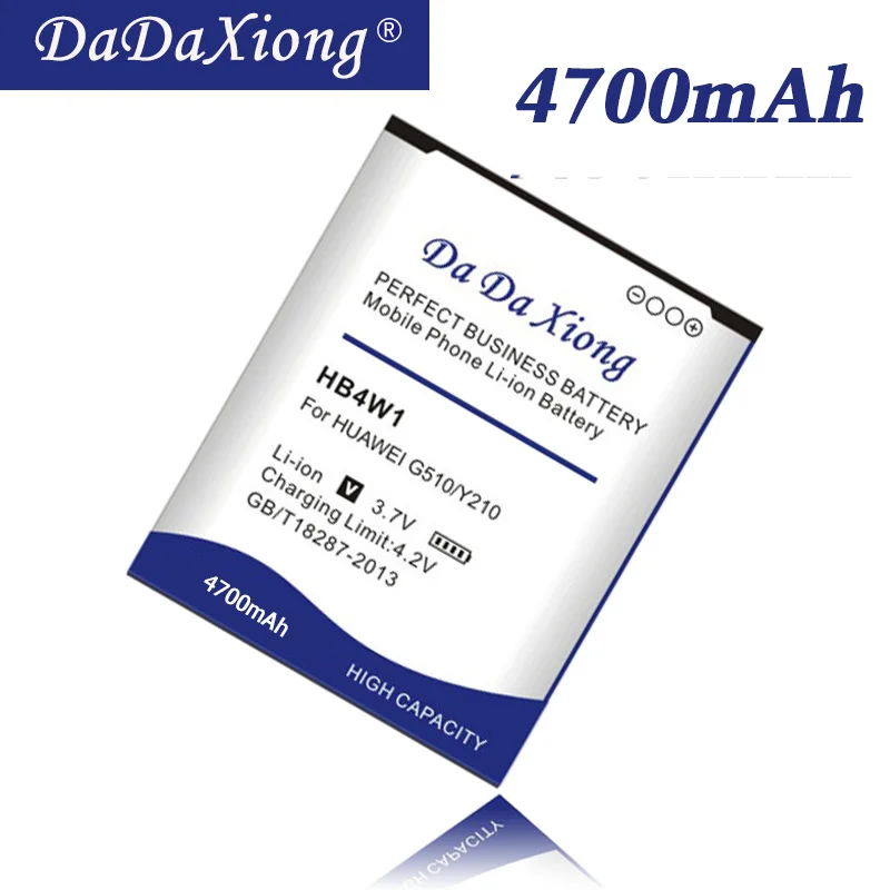 Аккумулятор DaDaXiong HB4W1 для телефона Huawei G510 T8951 U8951d C8951 C8813 C8813D Y210 Y210C G520, 4700 мАч