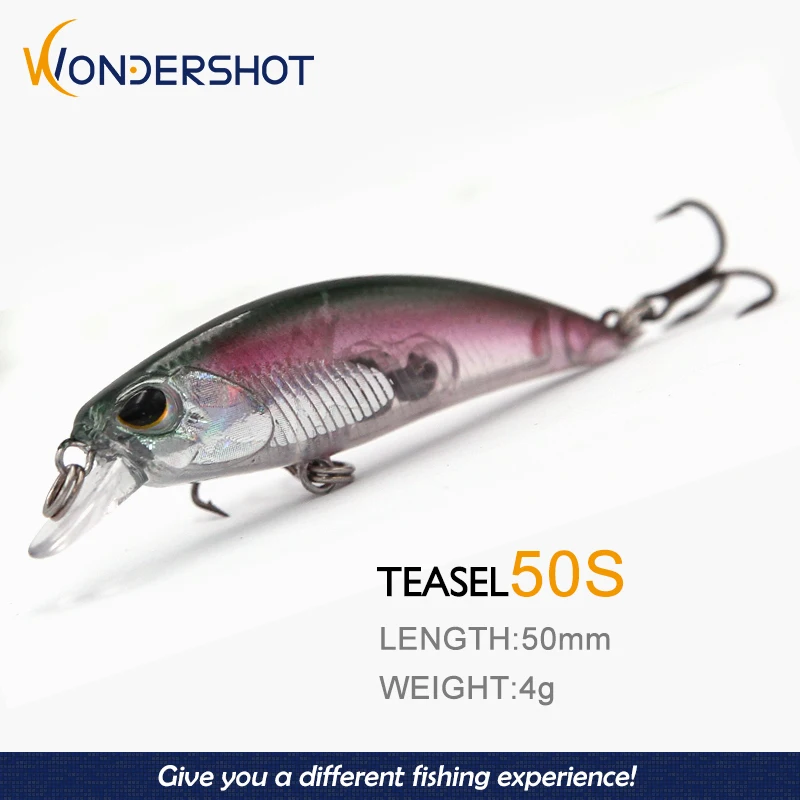 Wondershot A08 4g 5 см маленькая приманка погружающаяся в воду воблеры жесткая