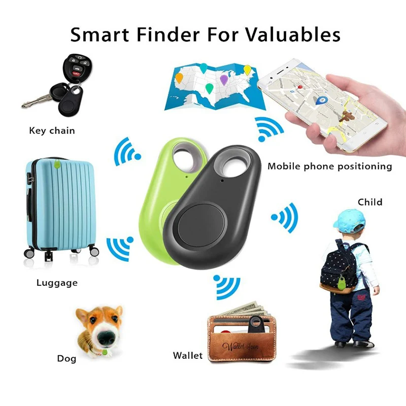 Водонепроницаемый GPS трекер Bluetooth 4 0 эффективный диапазон 75 футов для домашних