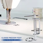 Универсальная прижимная лапка для вышивки, лапка Brother Janome Pfaff для серебряных переплетенных букв, швейной машины для штопки
