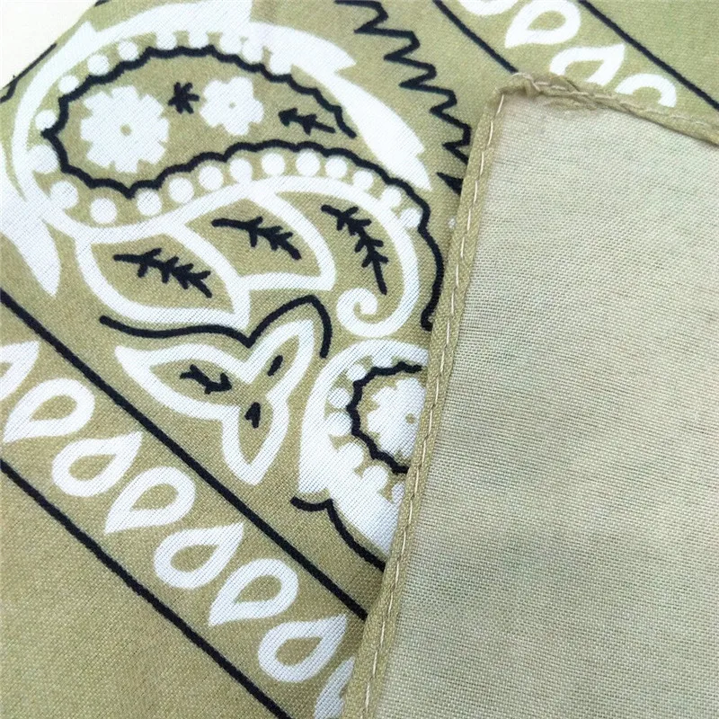 

Fashion Cotton Women's Bandana Scarf Square Female Bandanas 55cm*55cm Headwear Rock Girls Head Scarf Headbands Hair Accessories