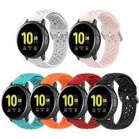 20mm 22mm breathable sport bands compatible for samsung galaxy watch active 2samsung gear sportamazfit bipvivoactive 3 music