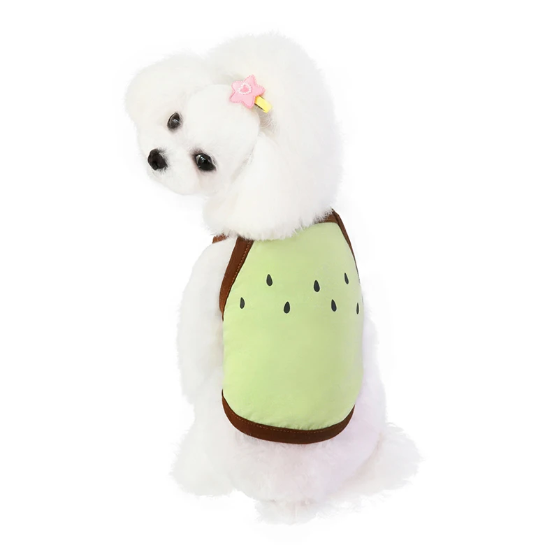 Одежда для домашних животных собак розовый зеленый арбуз красный собака кошка