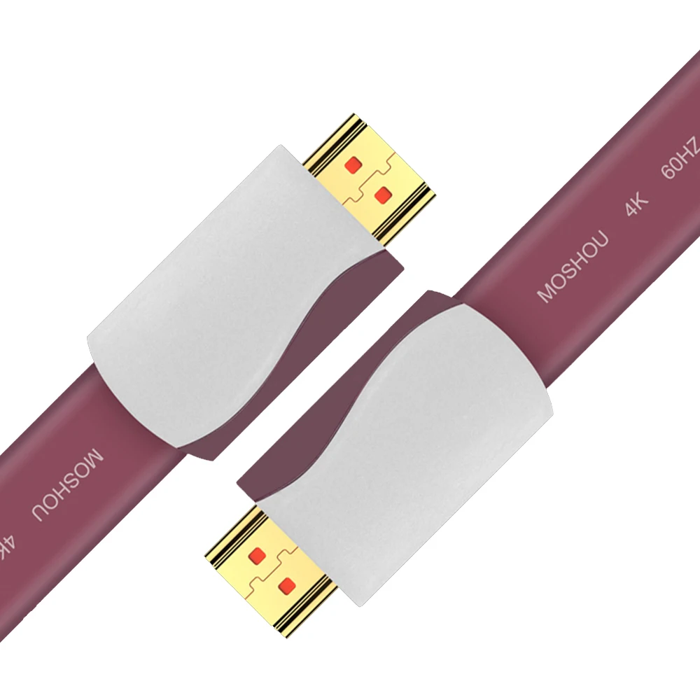HDMI совместимый 2.0b кабель 4K @ 60Hz 18Gbs высокое качество посеребренный Core1M 3M 4M 8M по