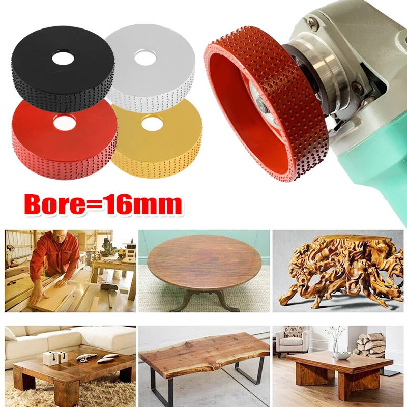 No.45 Steel Round Barbed Disc Circle Edge Wood Shaping Abrasive Disc for Angle Grinder Polishing Sand Carving Woodworking Making