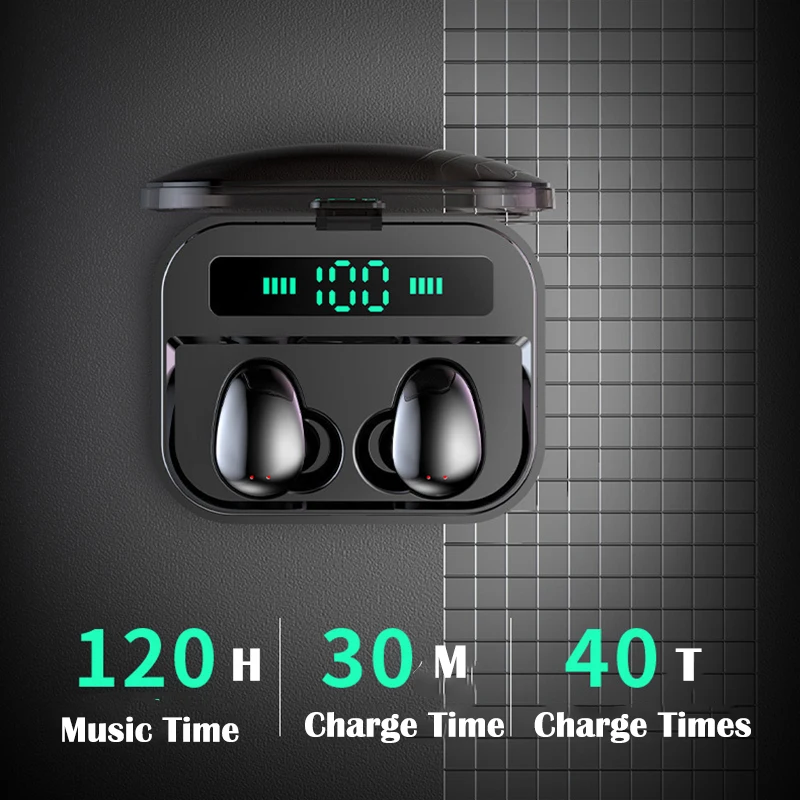 Беспроводные наушники Bluetooth 5 0 мини TWS водонепроницаемые головные уборы