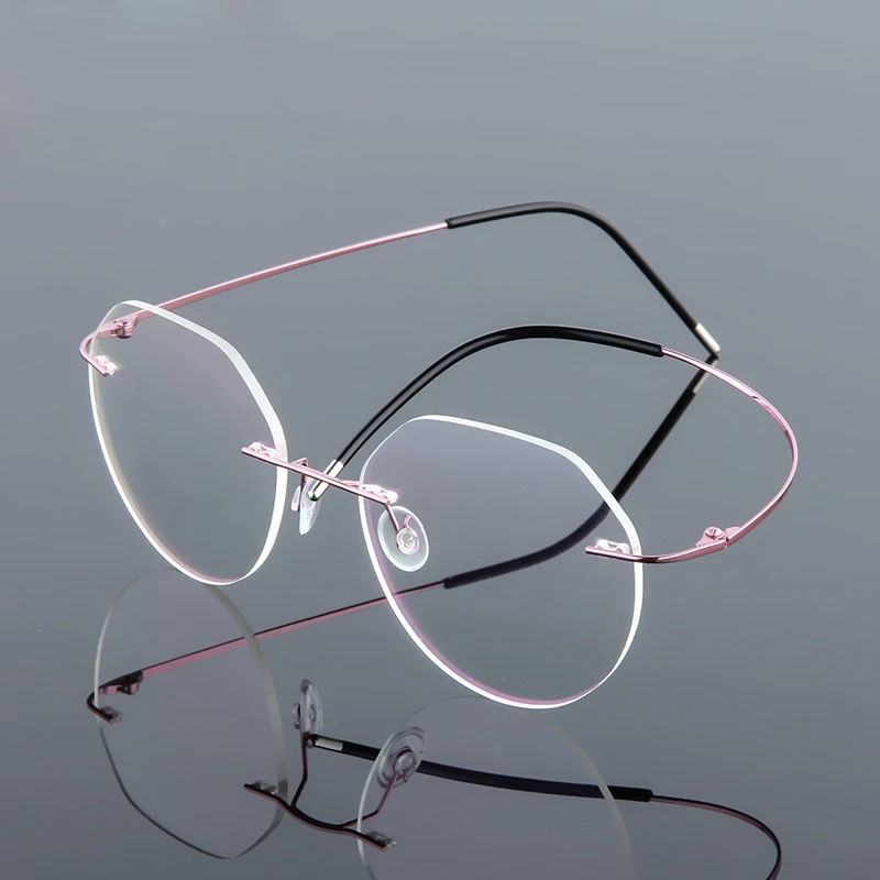 

2020 ультралегкие оправы для очков с эффектом памяти, титановые очки для чтения без оправы для мужчин и женщин, мужские пресбиопические очки, ...