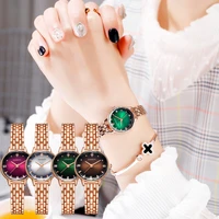 reloj rose gold watch luxury womens watches casual branded watch stainless steel mesh belt wristwatch gift clock montre femme
