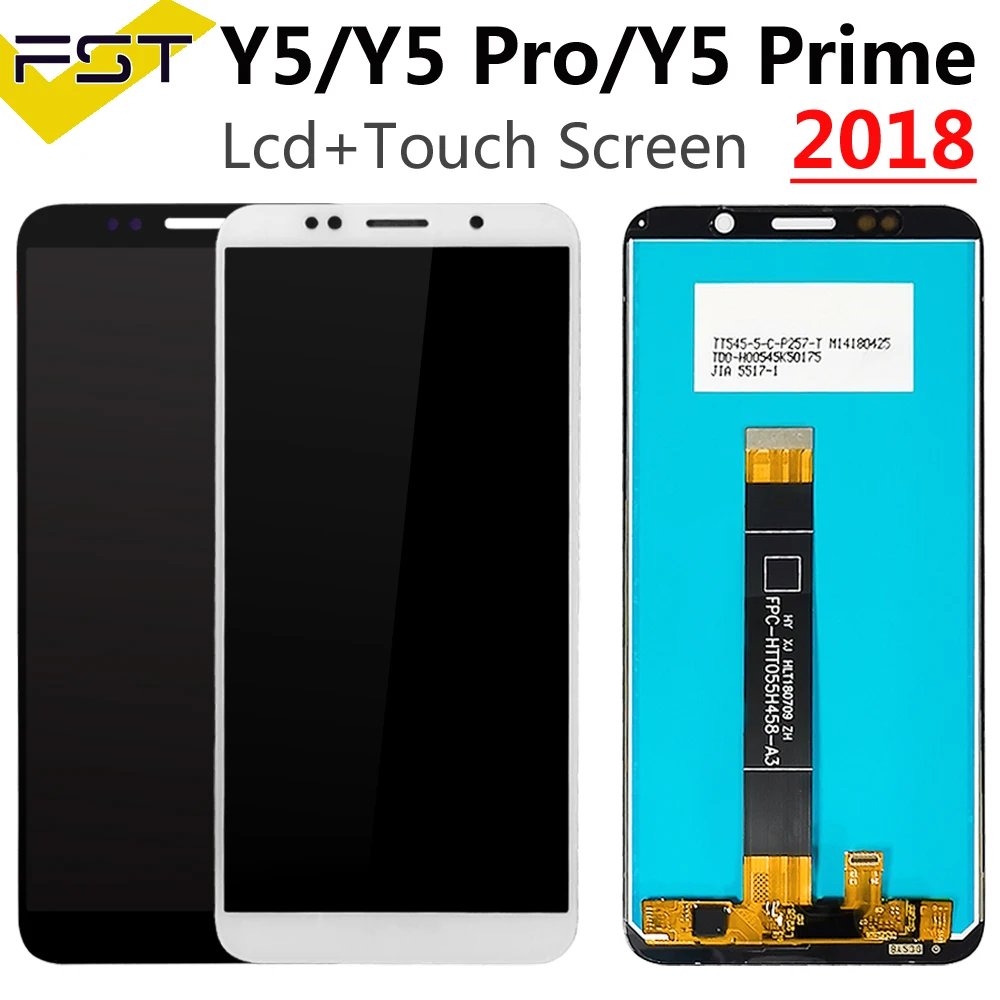 Новый ЖК дисплей 5 45 дюйма для Huawei Y5/Y5 prime 2018 дигитайзер сенсорного экрана в сборе Y5