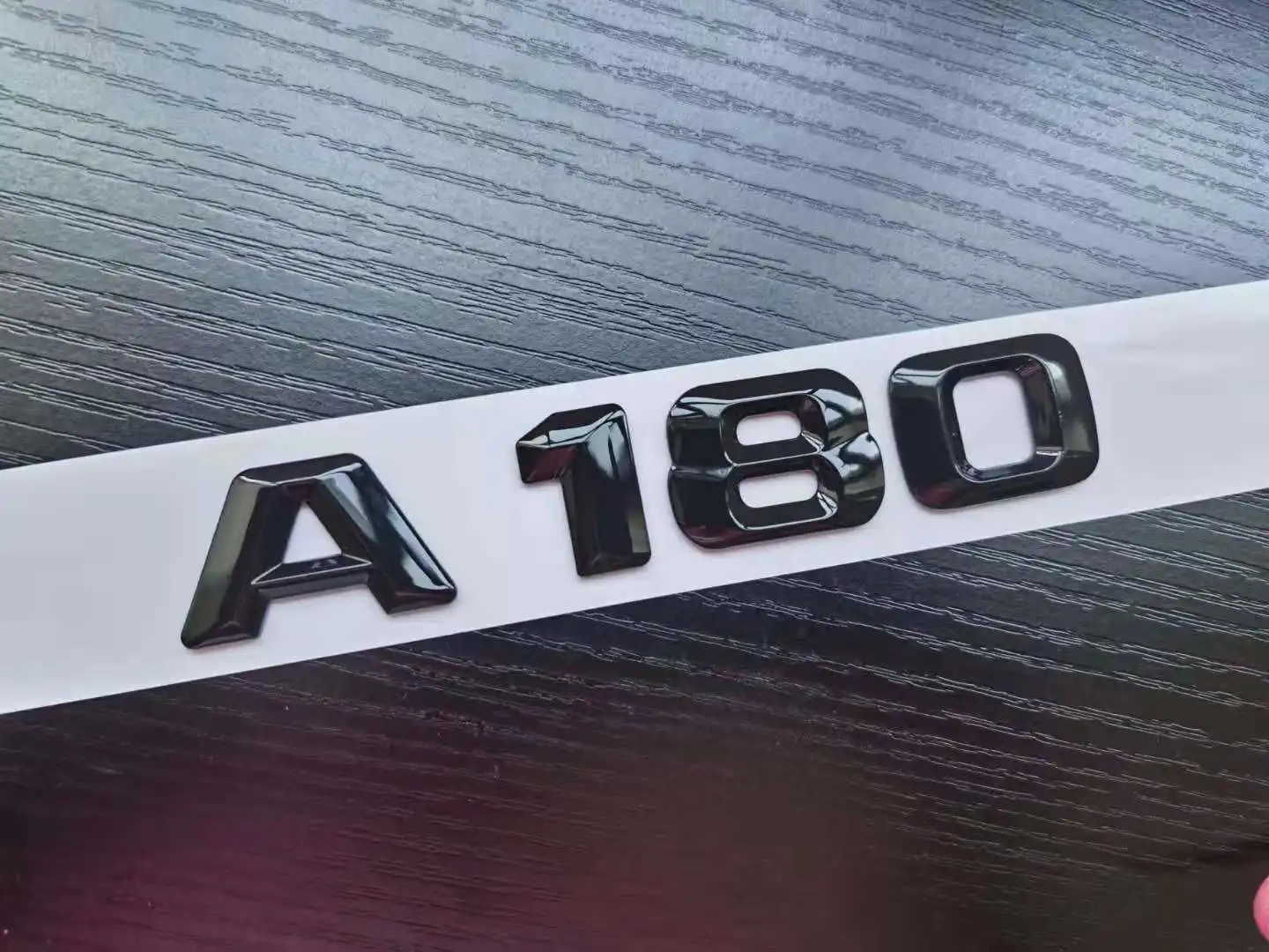 1X 3D ABS глянцевый матовый черный пластик A180 багажник задний логотип значок эмблема
