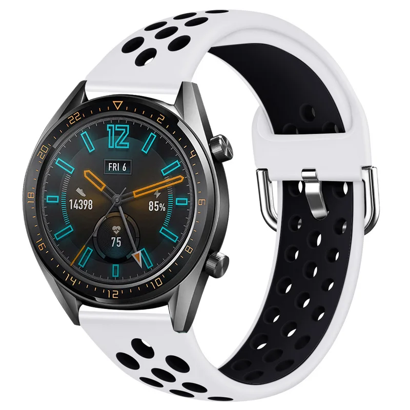 Ремешок силиконовый для Huawei watch gt 2 46 мм сменный Браслет смарт-часов Honor Magic/galaxy Watch |