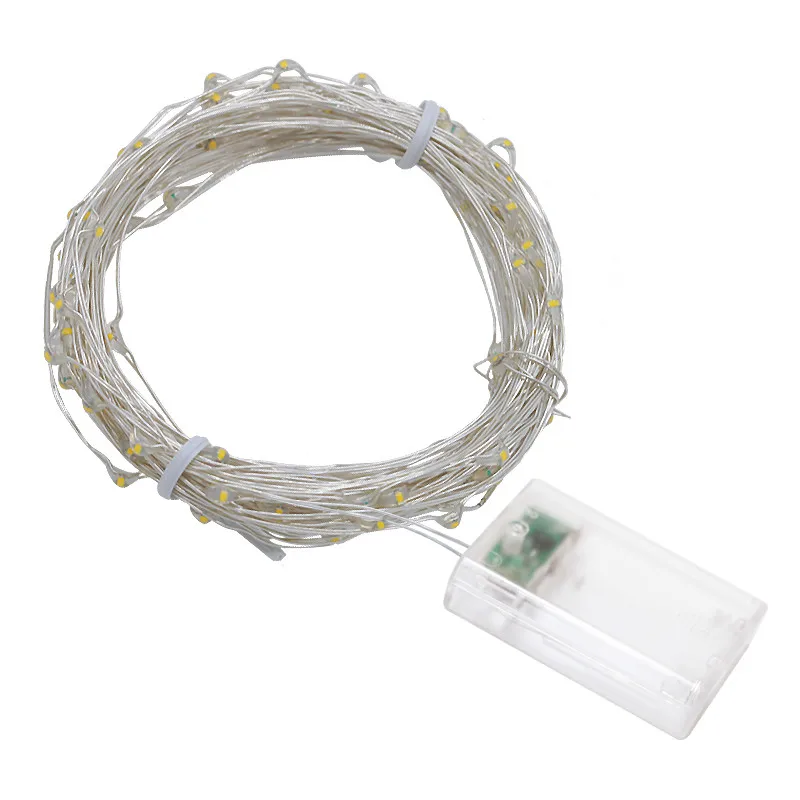 100 светодиодных гирлянд водонепроницаемый гибкий медный провод светильник