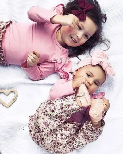 Комплекты одежды для новорожденных девочек популярные хлопковые топы с длинными