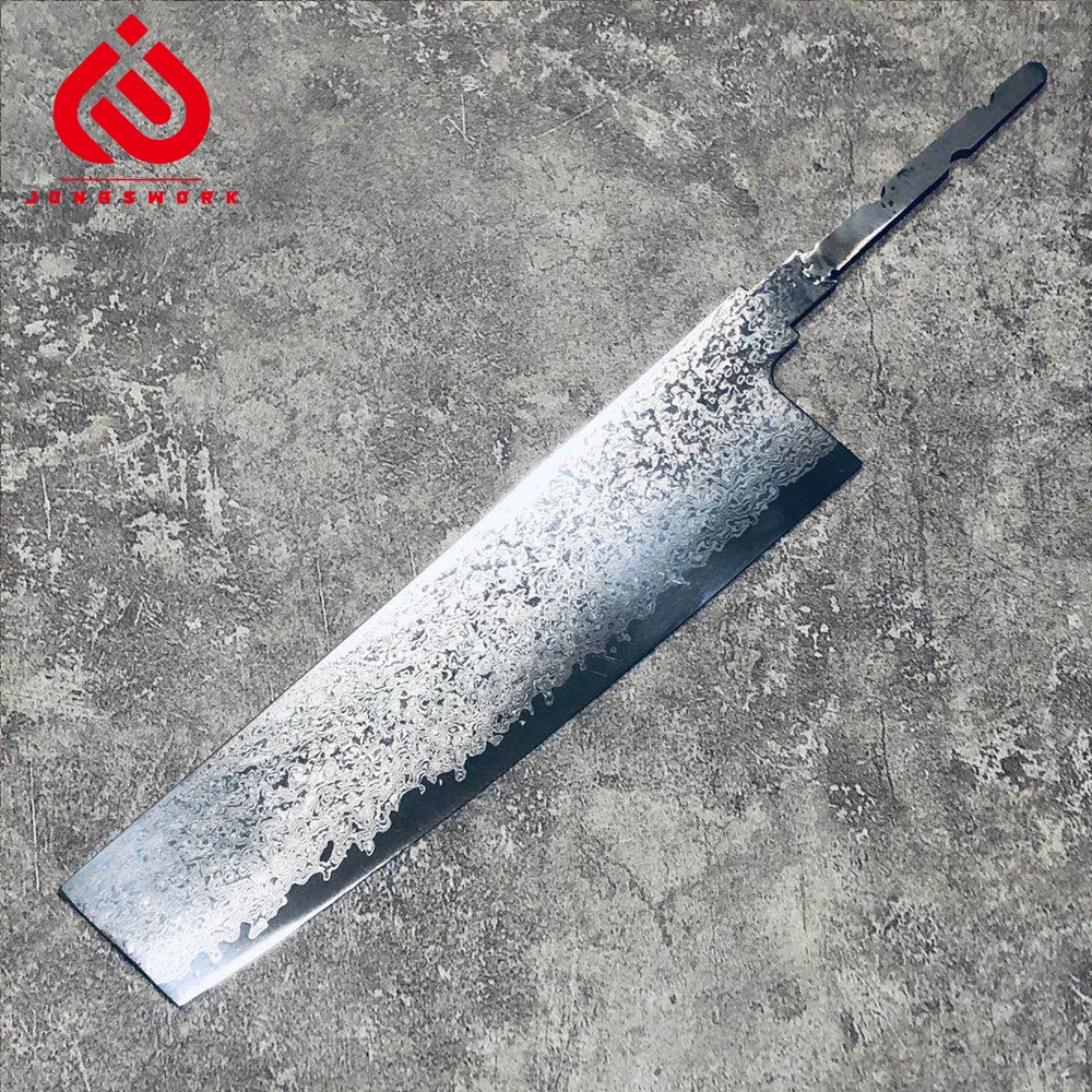 DIY кованый кухонный нож ручной работы чистый японский дамасский шеф-нож материал