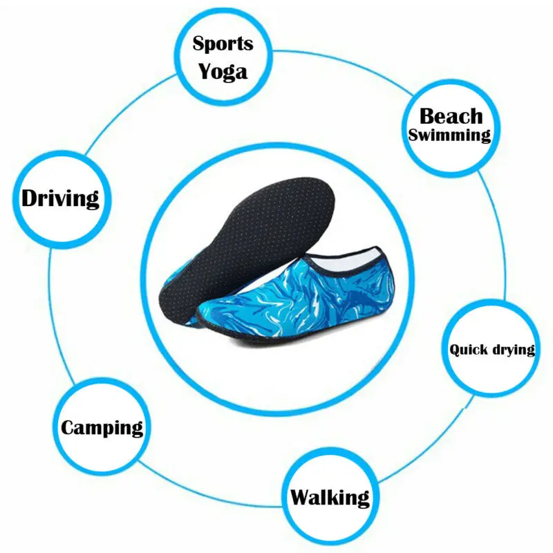 Нескользящие мужские женские детские босоножки для воды Водные Носки пляжа
