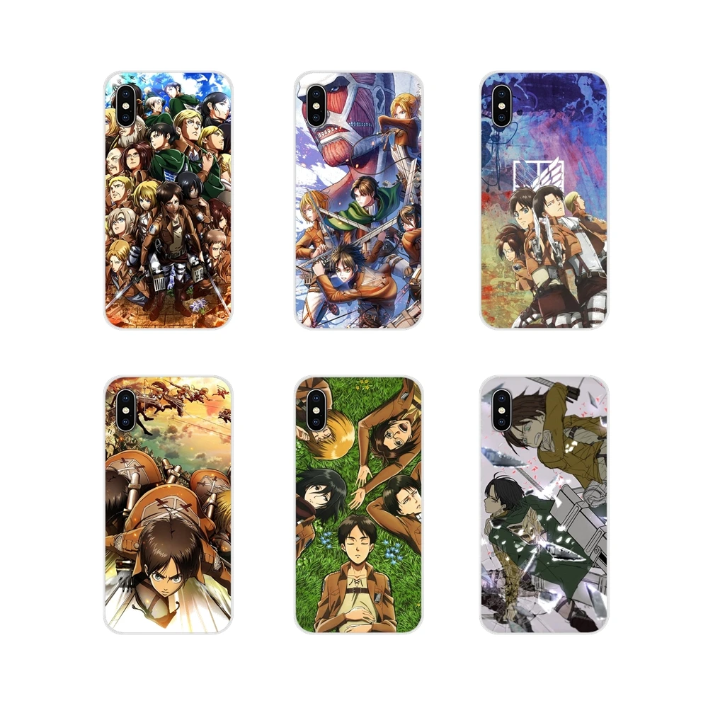 Аксессуары чехлы для телефонов аниме атака на титанов Samsung Galaxy A3 A5 A7 A9 A8 Star A6 Plus 2018