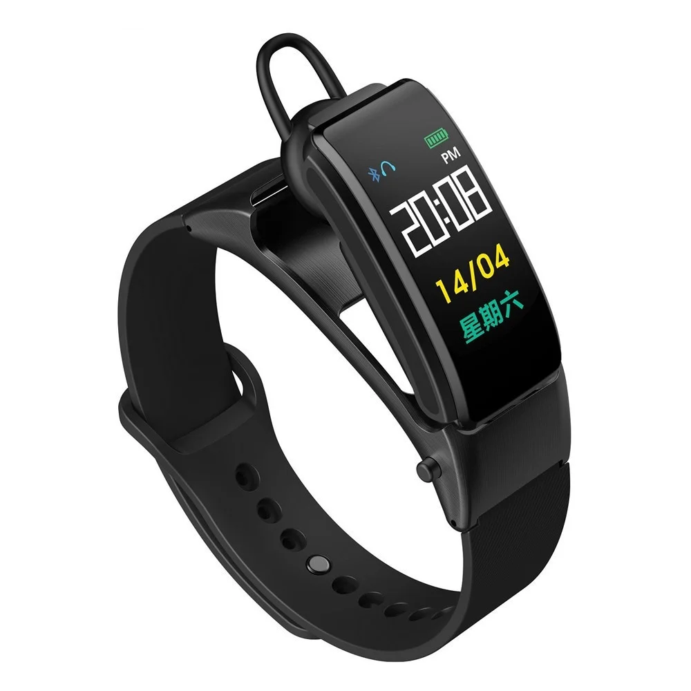 PK huawei Talk Band цветной экран Bluetooth Talk Band пульсометр кровяное давление браслет гарнитура для Android и IOS