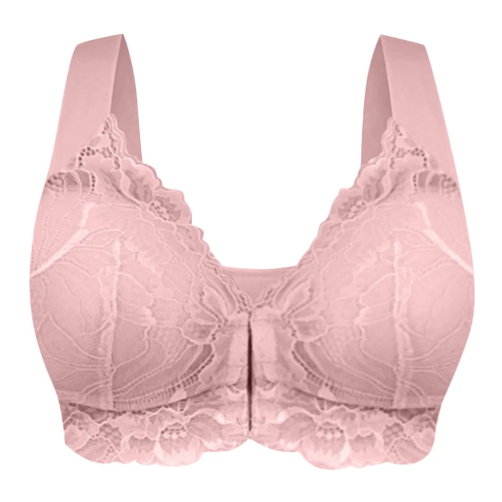 Новинка 2019 Женский Регулируемый спортивный бюстгальтер с застежкой спереди