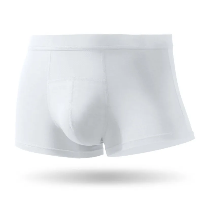 Трусы боксеры для молодых мужчин дышащее микро Сетчатое нижнее белье с