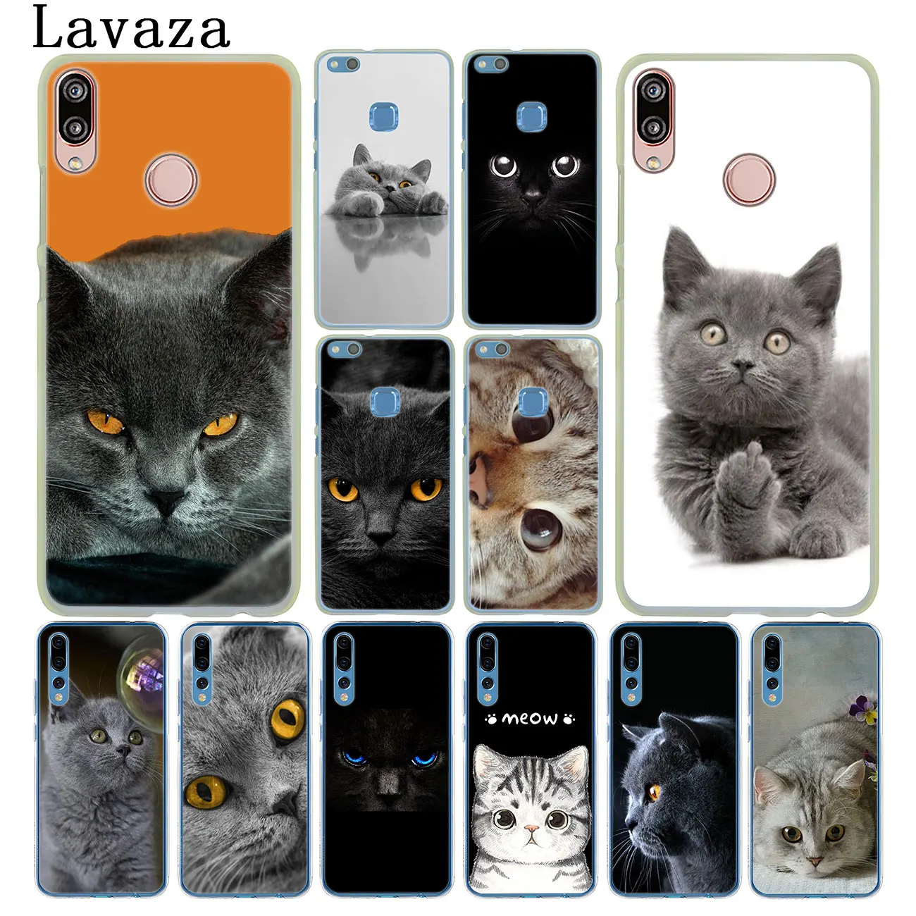 Lavaza Британский короткий воздушный Кот Топ мяу чехол для телефона Huawei Y9 Y7 Prime 2018 2019
