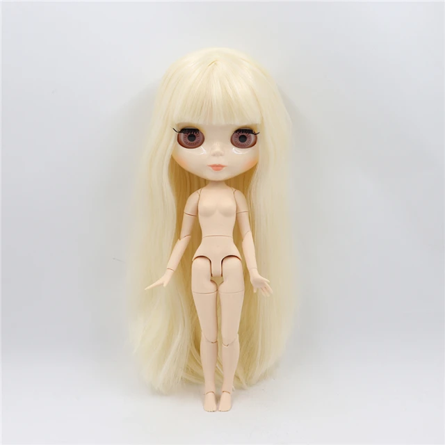 ICY factory шарнирная кукла blyth toy joint body белая кожа блестящее лицо 30 см 1/6 распродажа специальное предложение - Цвет: only nude doll