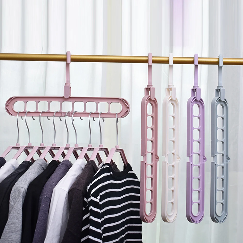Пластиковая сушилка с 9 отверстиями зажим для шарфов одежды органайзер Волшебная