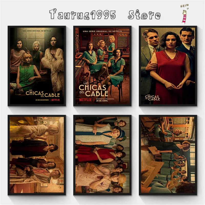 

New Cable Girls /classic movie film poster /kraft paper/bar poster/Retro Poster/decorative painting Higt Quality