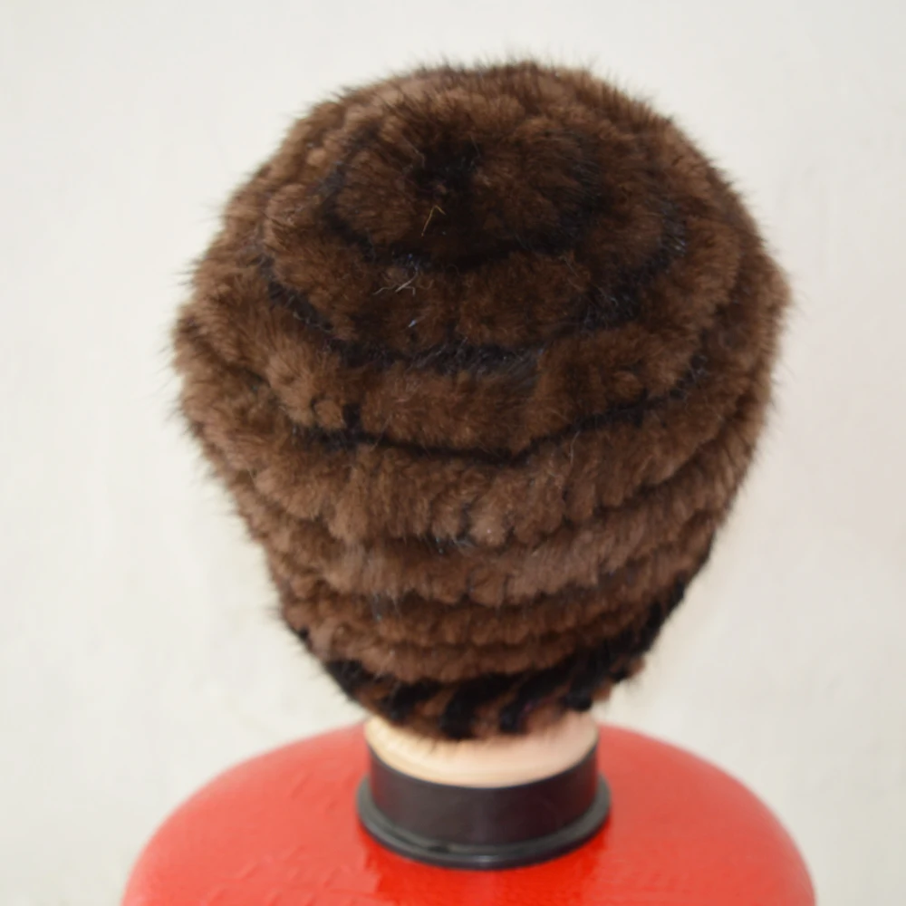 AU922 зимние женские шапки из меха норки натурального искусственного модная