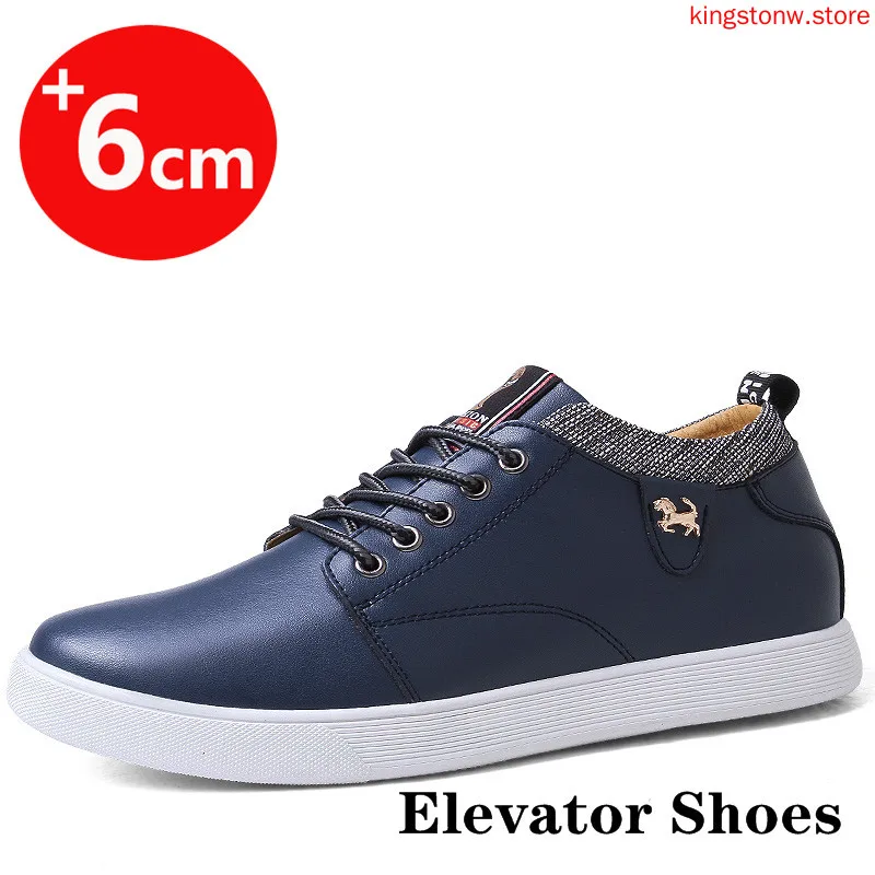 Мужские кожаные кроссовки увеличивающие рост |