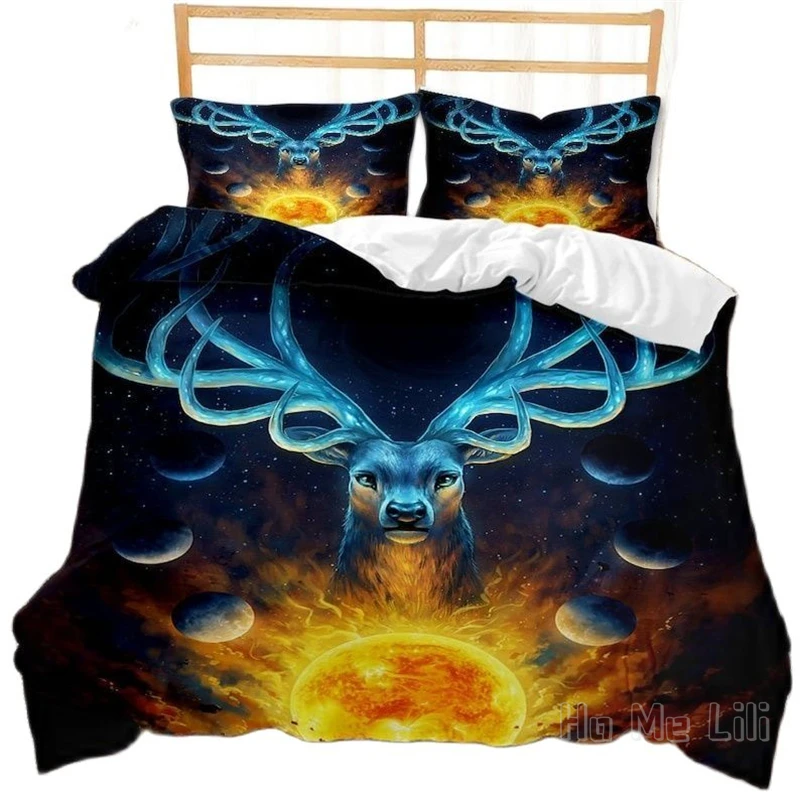 Набор пододеяльников с рисунком животных постельное белье тропическим принтом